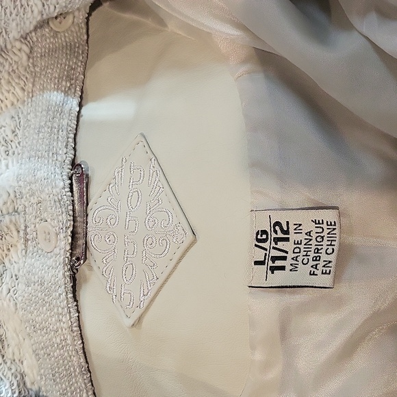 Girls Faux Leather Jacket - Picture 3 of 3